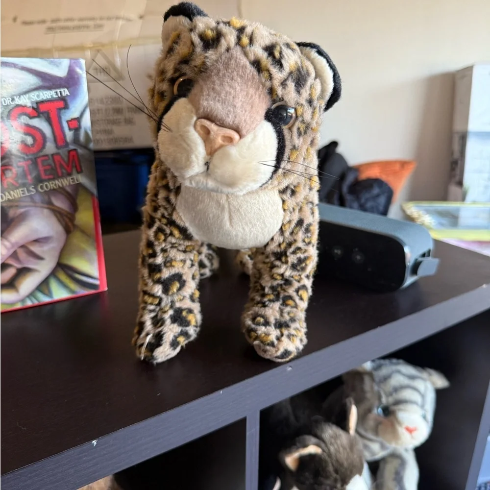 Plush Cat Toy - Brown and Cream collectible